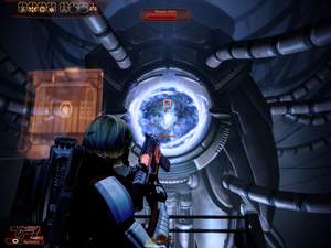 Mass Effect 2 : Der Kern ist nur verwundbar, wenn er so offen liegt.