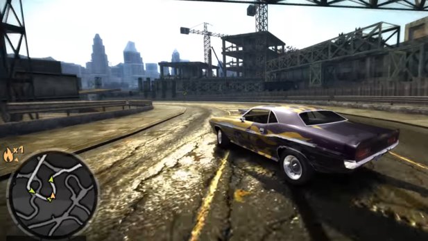 Yes, it's actually Need for Speed: Most Wanted from 2005.