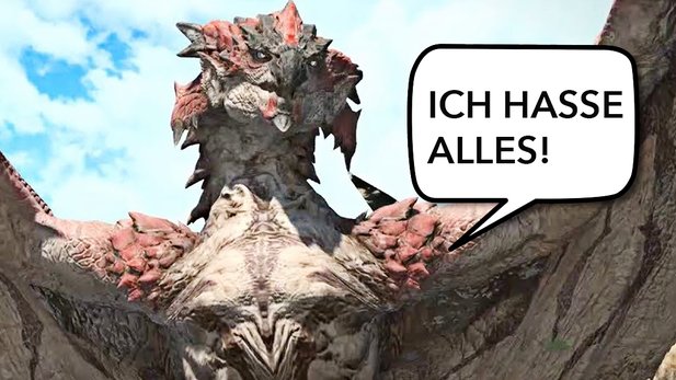 Rathalos has a clear opinion on the frosty Iceborne addon on Twitter: "I hate snow!"